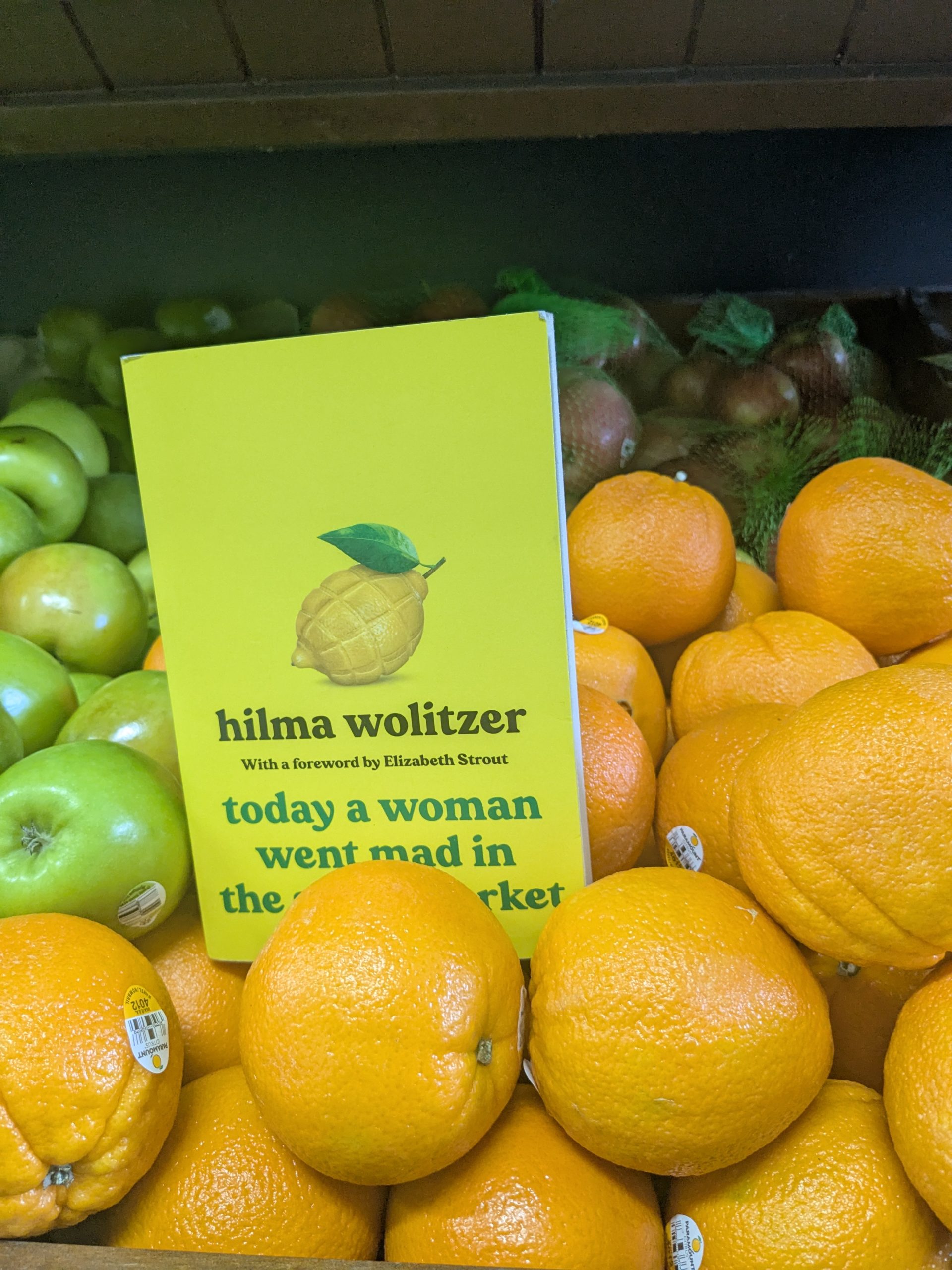 Today a woman went mad in the supermarket – Hilma Wolitzer.